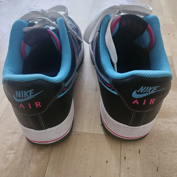 Nike Air Force 1s Miami Nights Shoes Men’s Sz 10.5 - Picture 11 of 13